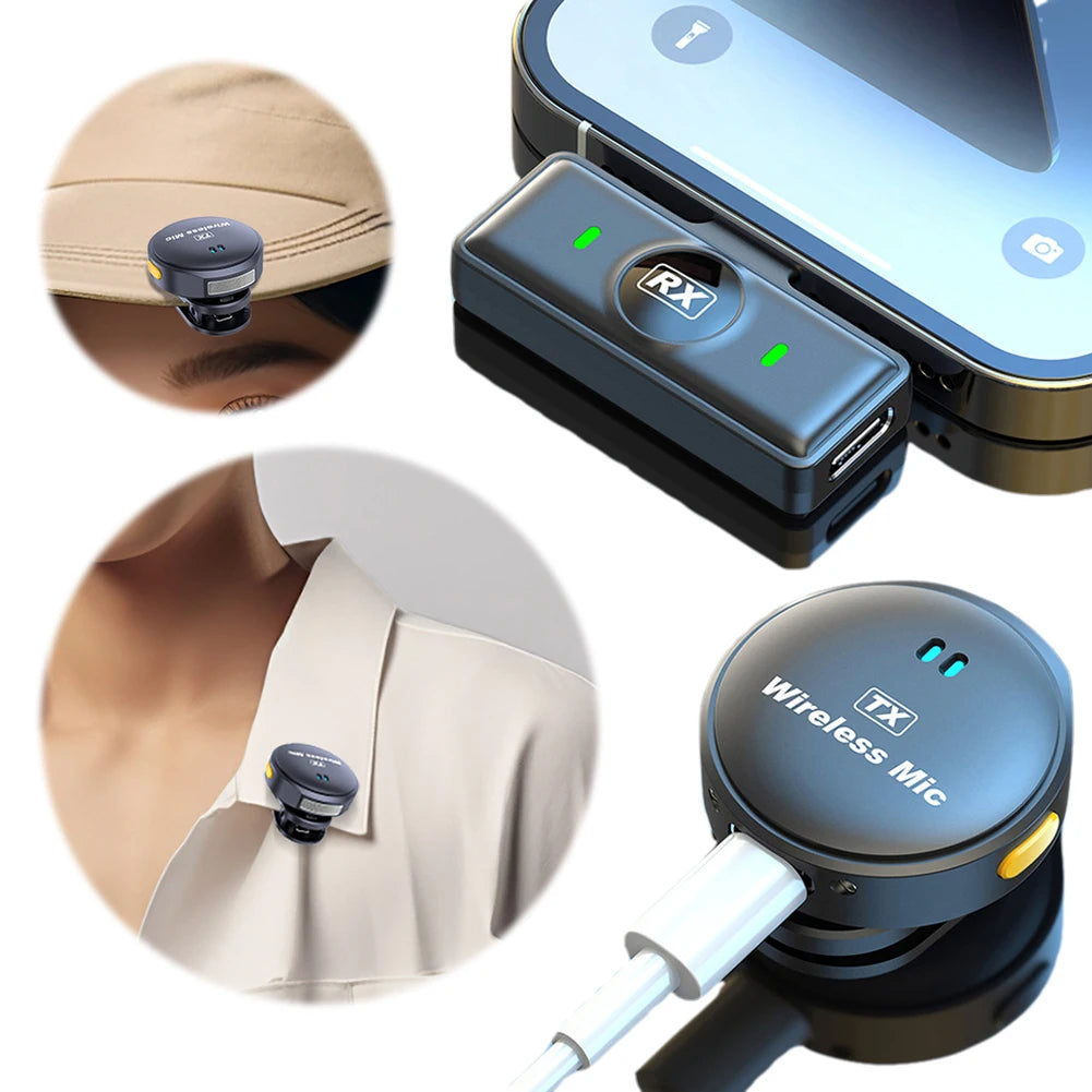 Wireless Bluetooth Mic for Interviews, VLOGS and more